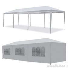 Zeny White outdoor Wedding Party Tent 10' 20' 30' patio Gazebo Canopy Removable Walls